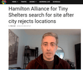 featured image thumbnail for post Hamilton Alliance for Tiny Shelters search for site after city rejects locations.